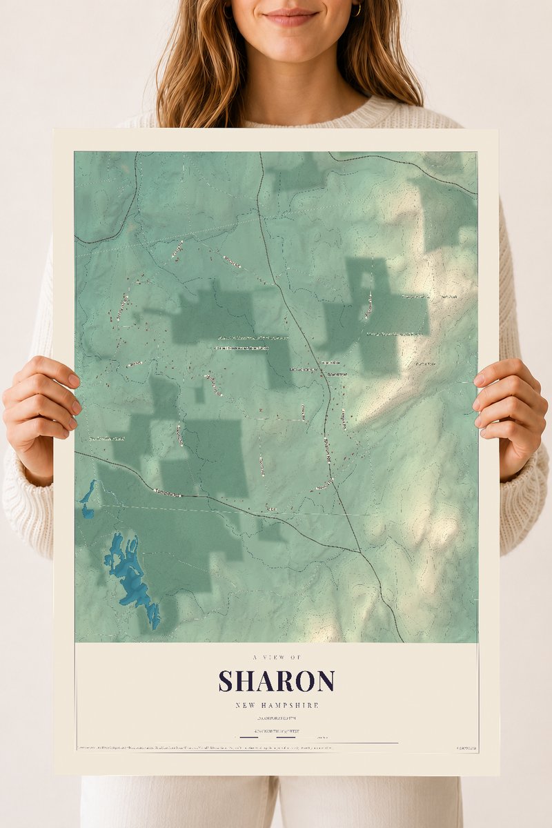 NH Current Atlas 2026 | Sharon | 18" x 24" | Archival Matte Print