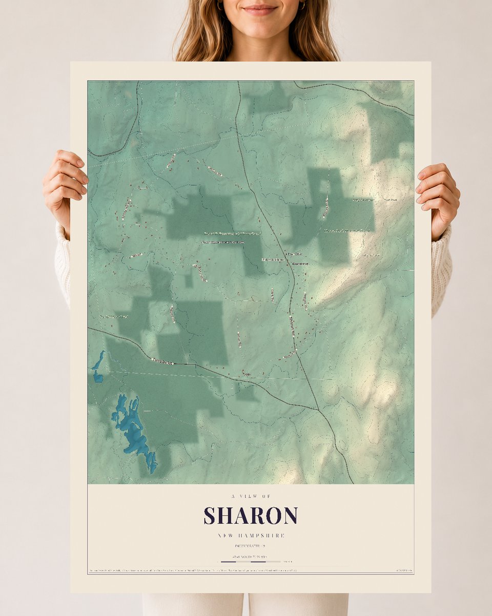NH Current Atlas 2026 | Sharon | 24" x 36" | Archival Matte Print