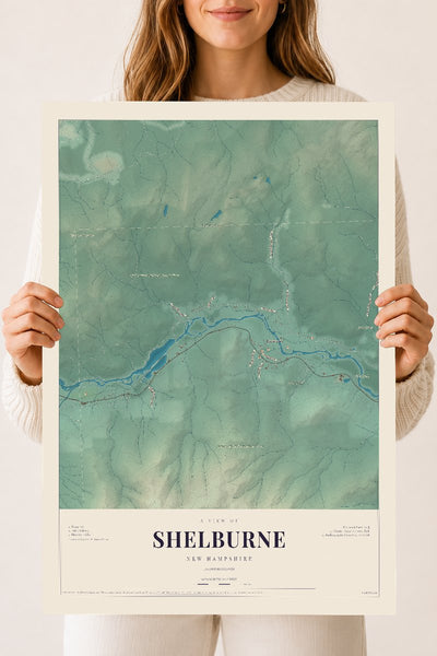 NH Current Atlas 2026 | Shelburne | 18" x 24" | Archival Matte Print