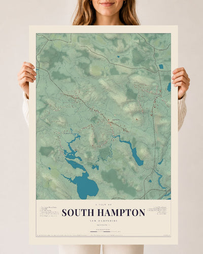 NH Current Atlas 2026 | South Hampton | 24" x 36" | Archival Matte Print