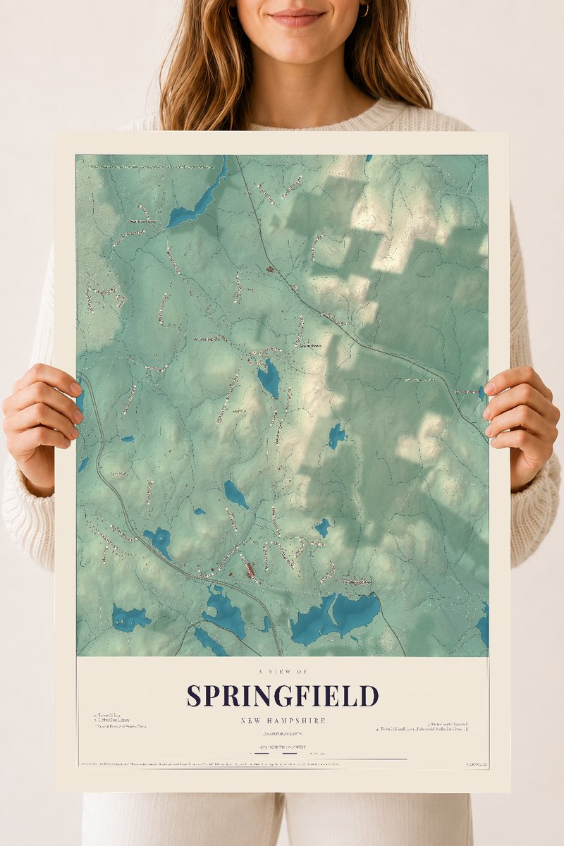 NH Current Atlas 2026 | Springfield | 18" x 24" | Archival Matte Print