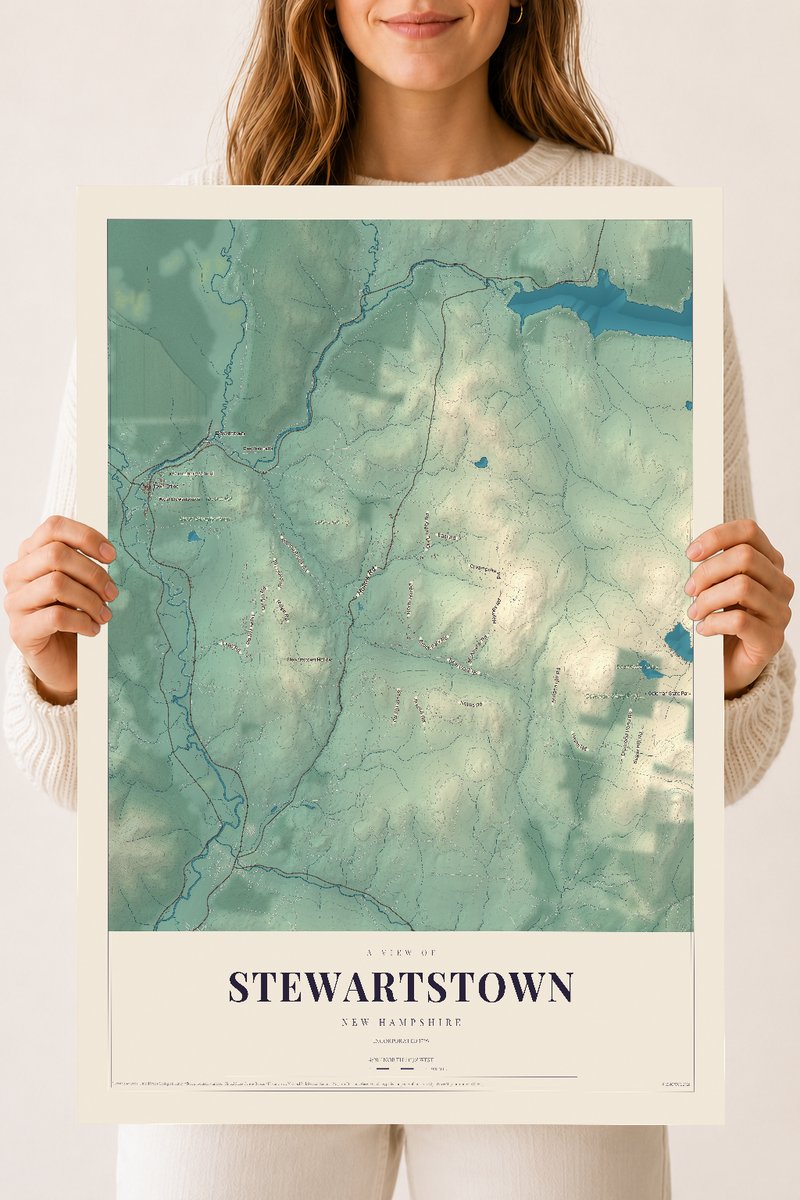 NH Current Atlas 2026 | Stewartstown | 18" x 24" | Archival Matte Print