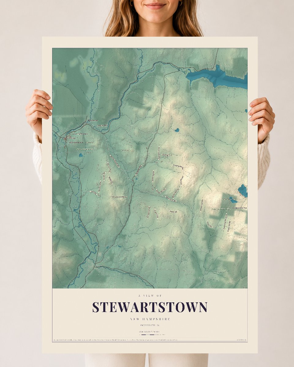 NH Current Atlas 2026 | Stewartstown | 24" x 36" | Archival Matte Print
