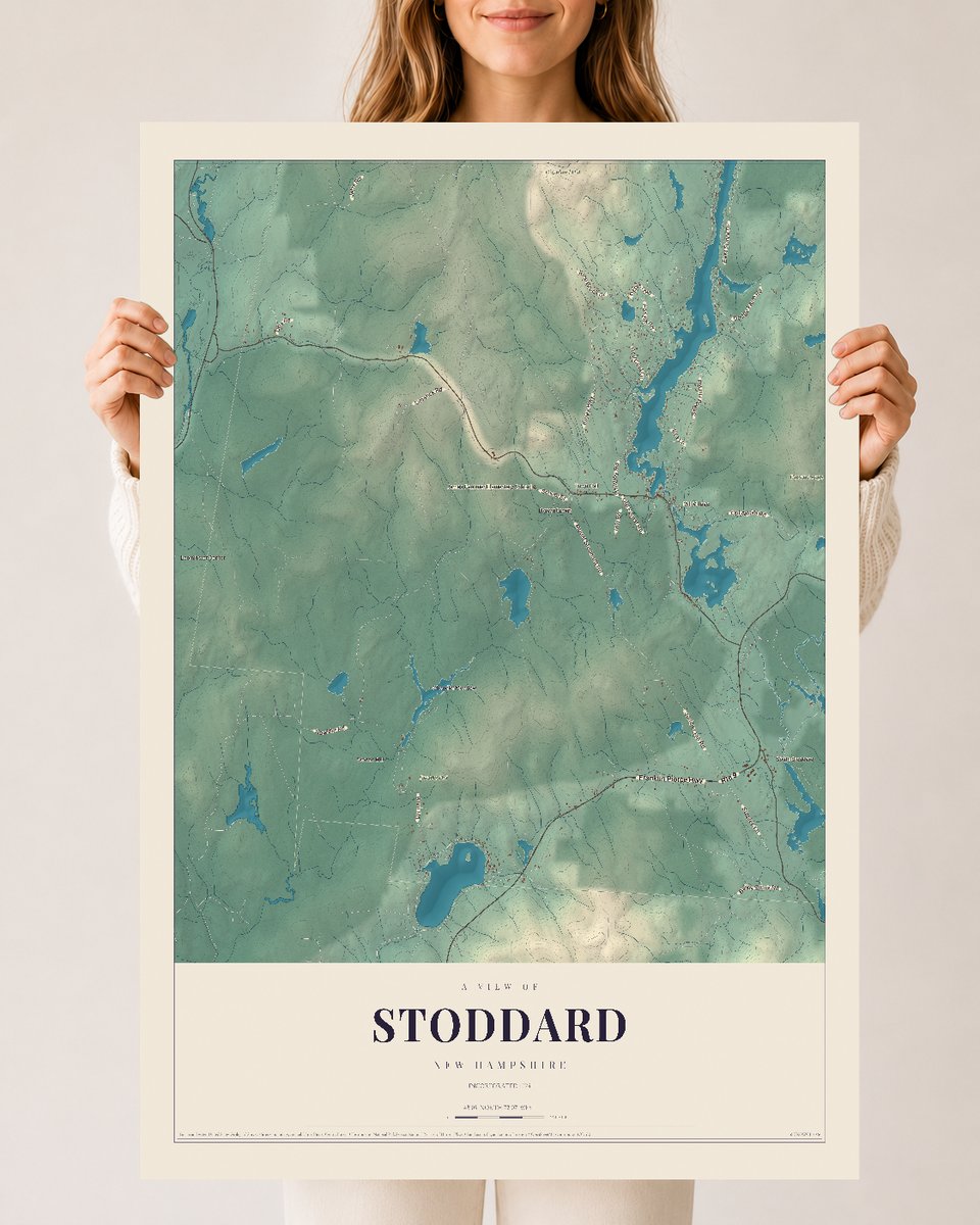 NH Current Atlas 2026 | Stoddard | 24" x 36" | Archival Matte Print
