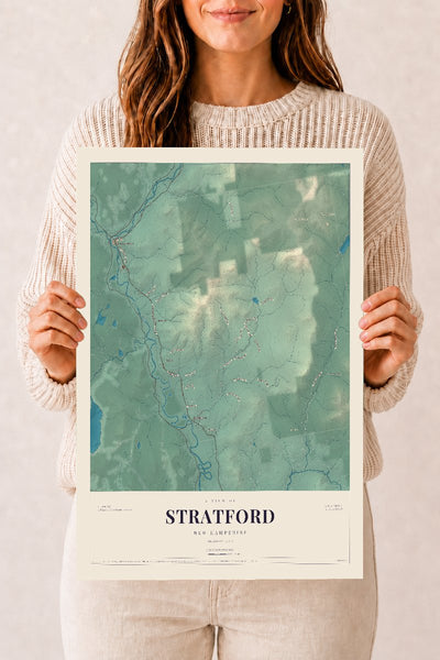 NH Current Atlas 2026 | Stratford | 12" x 18" | Archival Matte Print