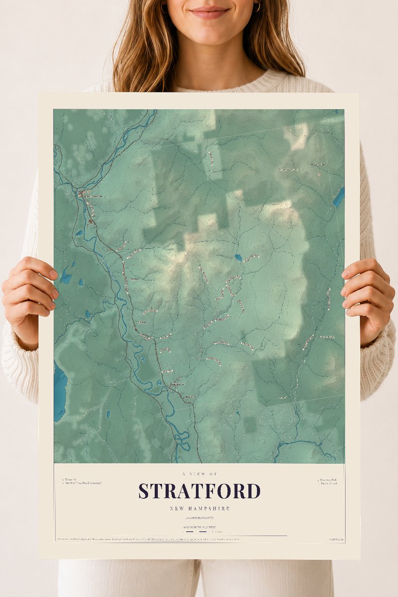 NH Current Atlas 2026 | Stratford | 18" x 24" | Archival Matte Print