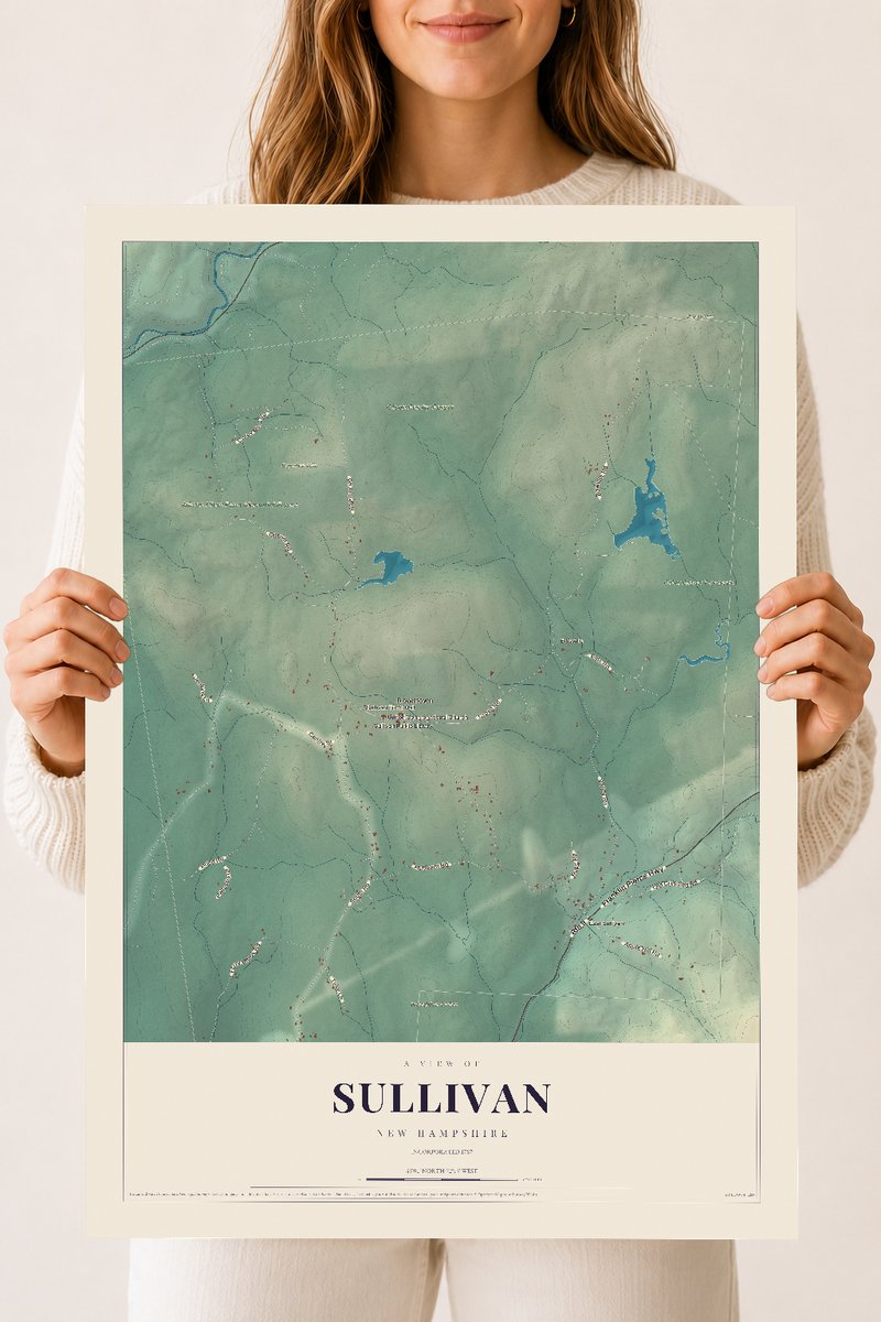 NH Current Atlas 2026 | Sullivan | 18" x 24" | Archival Matte Print