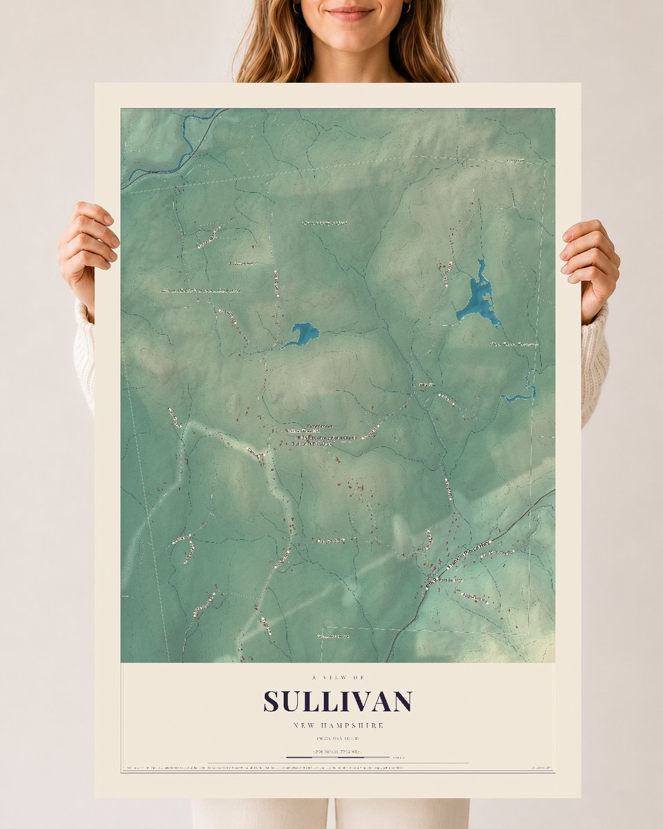 NH Current Atlas 2026 | Sullivan | 24" x 36" | Archival Matte Print