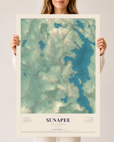 NH Current Atlas 2026 | Sunapee | 24" x 36" | Archival Matte Print
