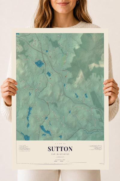 NH Current Atlas 2026 | Sutton | 18" x 24" | Archival Matte Print