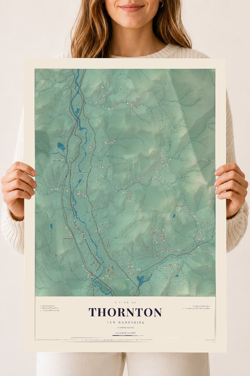 NH Current Atlas 2026 | Thornton | 18" x 24" | Archival Matte Print