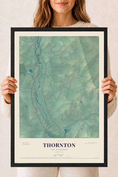 NH Current Atlas 2026 | Thornton | 18" x 24" | W/ Black Ayous Wood Frame