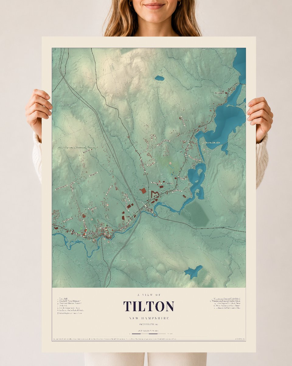 NH Current Atlas 2026 | Tilton | 24" x 36" | Archival Matte Print
