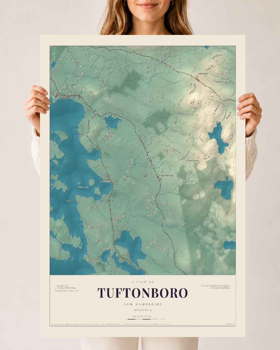 NH Current Atlas 2026 | Tuftonboro | 24" x 36" | Archival Matte Print
