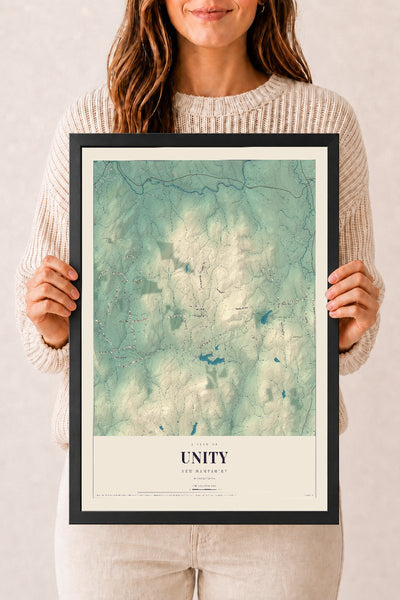 NH Current Atlas 2026 | Unity | 12" x 18" | W/ Black Ayous Wood Frame