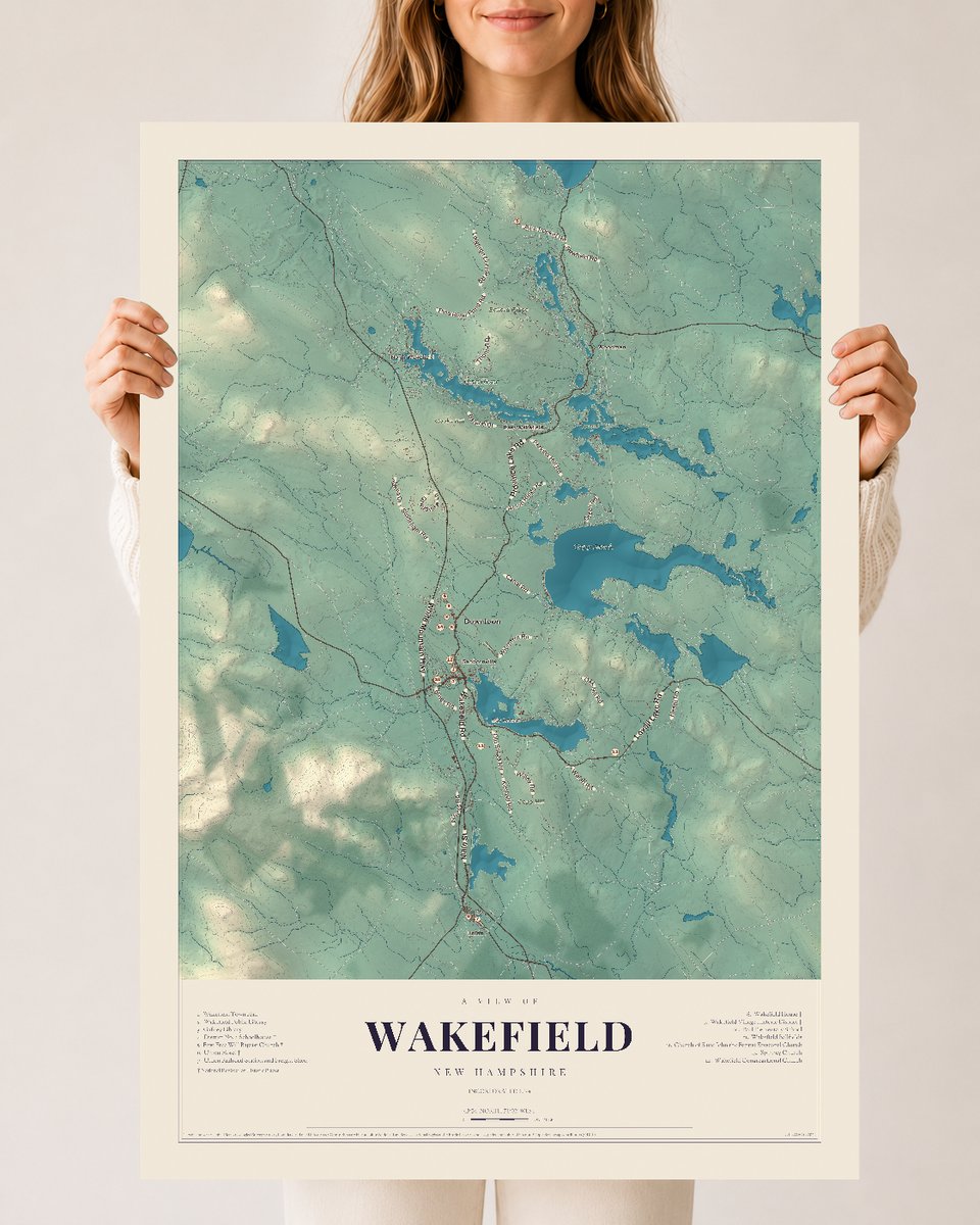 NH Current Atlas 2026 | Wakefield | 24" x 36" | Archival Matte Print