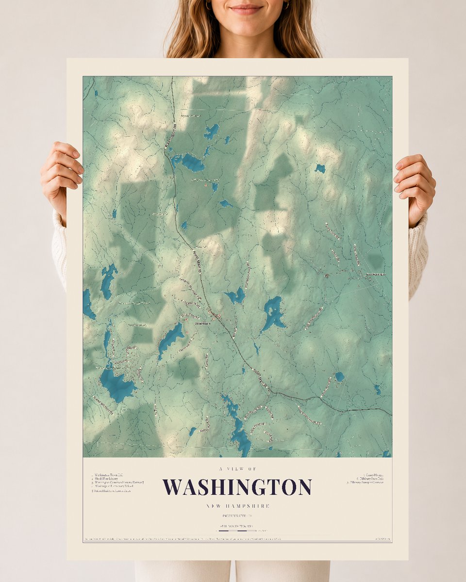 NH Current Atlas 2026 | Washington | 24" x 36" | Archival Matte Print