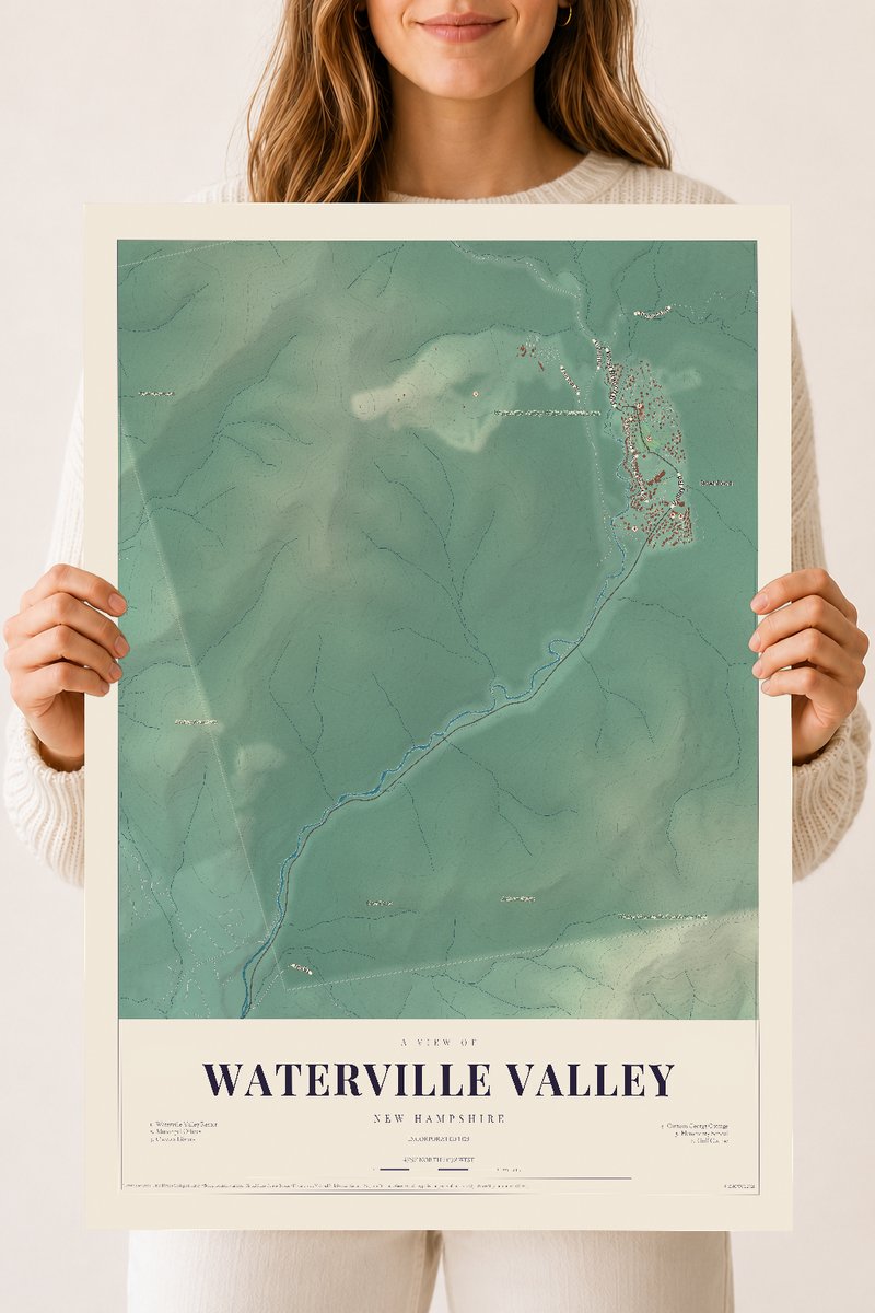 NH Current Atlas 2026 | Waterville Valley | 18" x 24" | Archival Matte Print