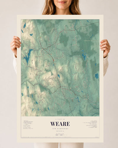 NH Current Atlas 2026 | Weare | 24" x 36" | Archival Matte Print