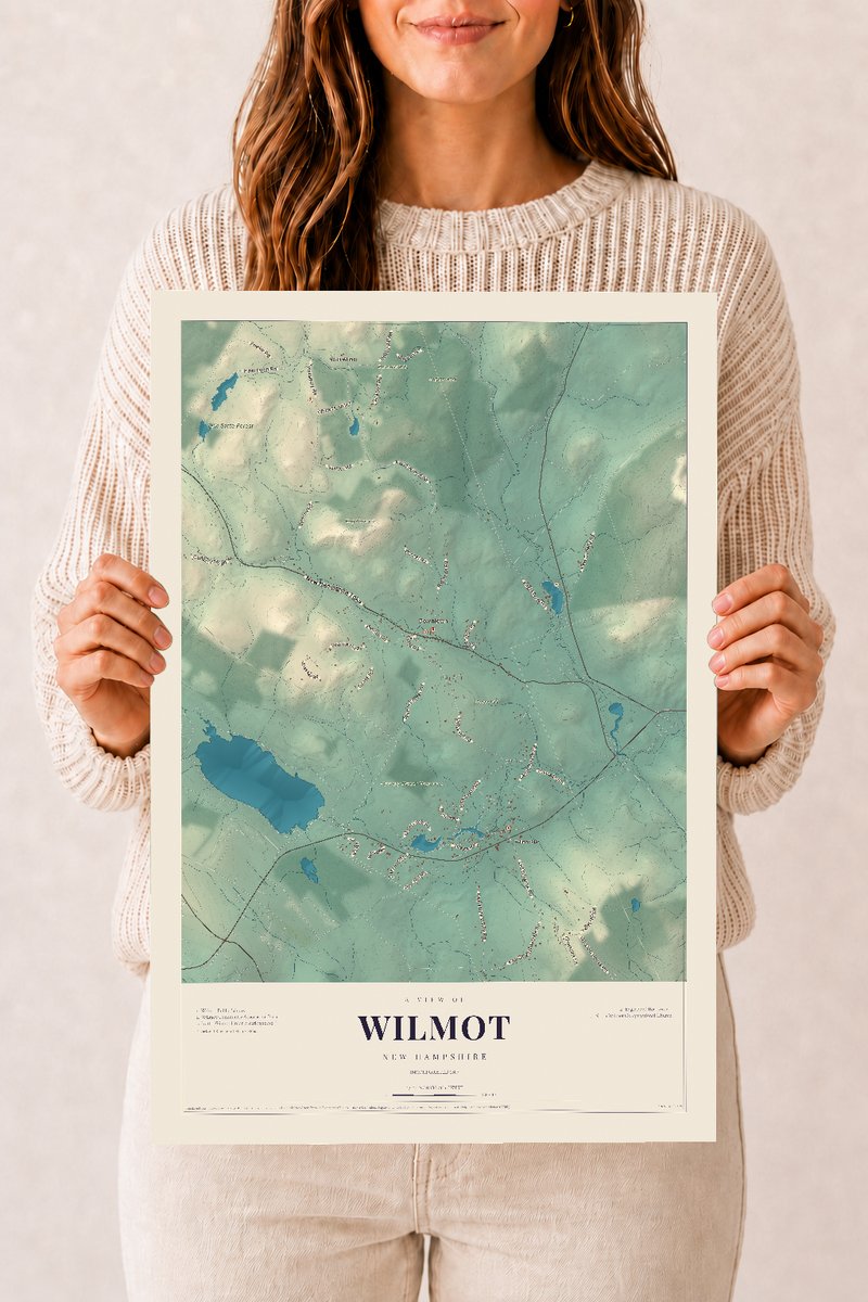 NH Current Atlas 2026 | Wilmot | 12" x 18" | Archival Matte Print