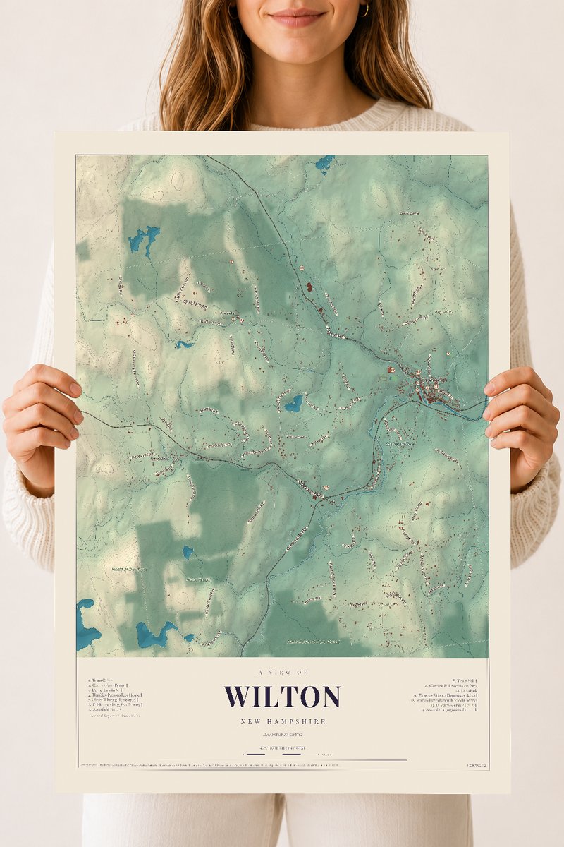NH Current Atlas 2026 | Wilton | 18" x 24" | Archival Matte Print
