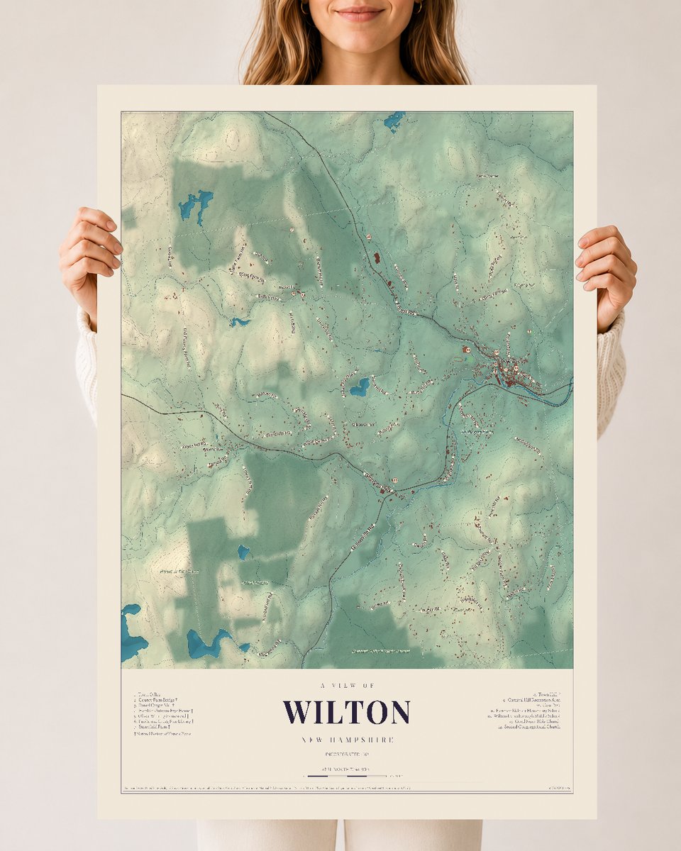 NH Current Atlas 2026 | Wilton | 24" x 36" | Archival Matte Print