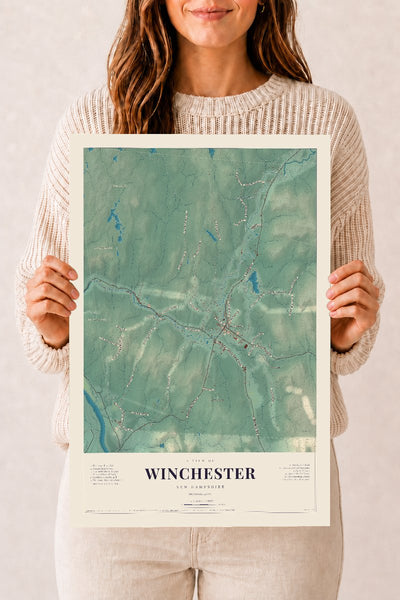 NH Current Atlas 2026 | Winchester | 12" x 18" | Archival Matte Print