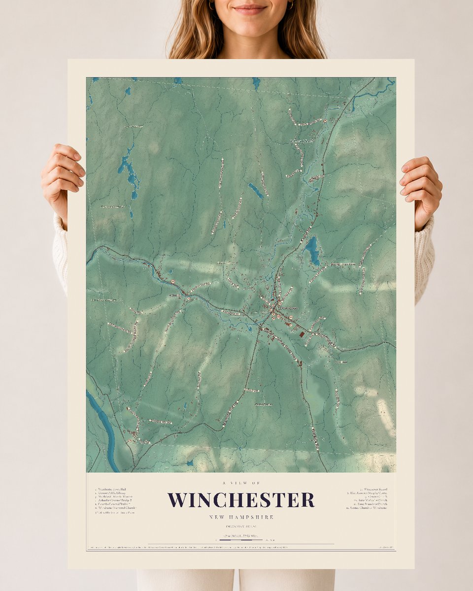 NH Current Atlas 2026 | Winchester | 24" x 36" | Archival Matte Print