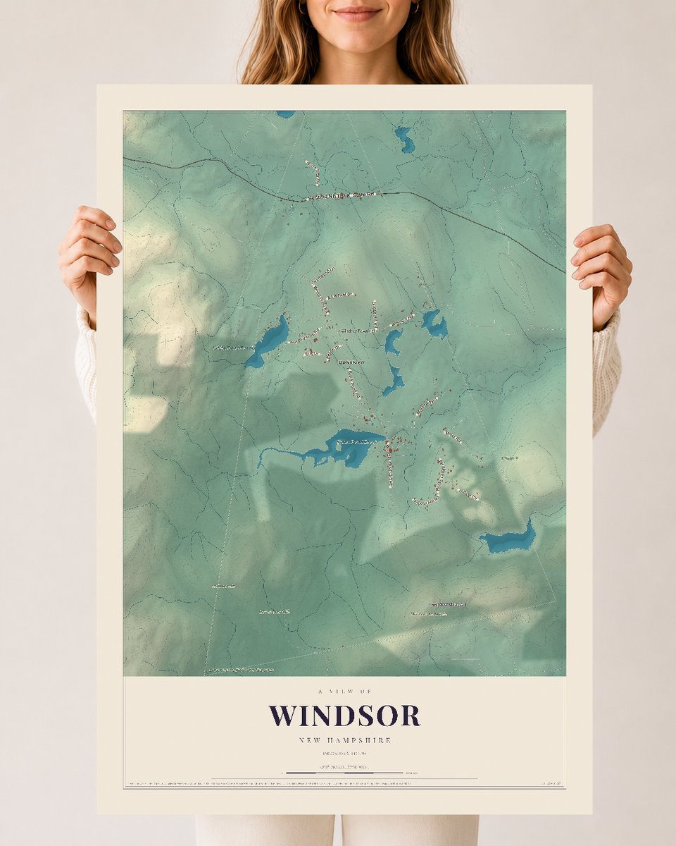 NH Current Atlas 2026 | Windsor | 24" x 36" | Archival Matte Print