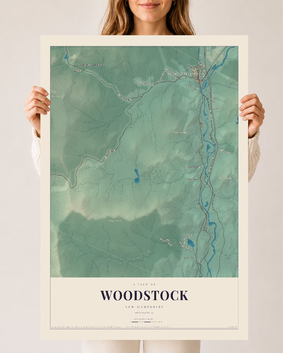 NH Current Atlas 2026 | Woodstock | 24" x 36" | Archival Matte Print