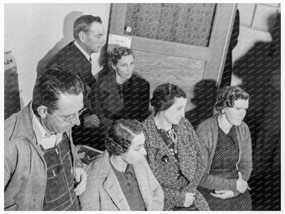 Night Meeting for Farm Purchase Loans in Visalia 1938 - Available at KNOWOL