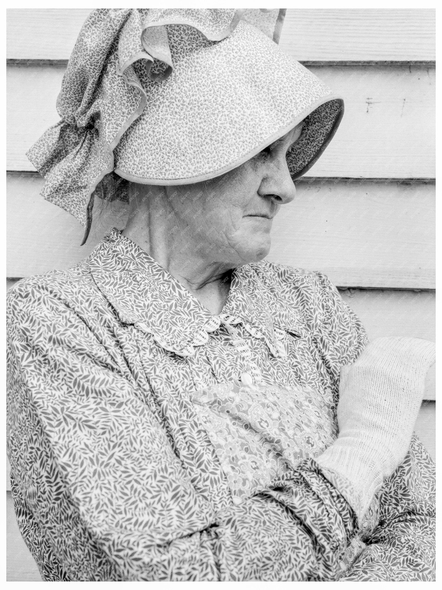 North Carolina Woman in Traditional Attire July 1939 - Available at KNOWOL