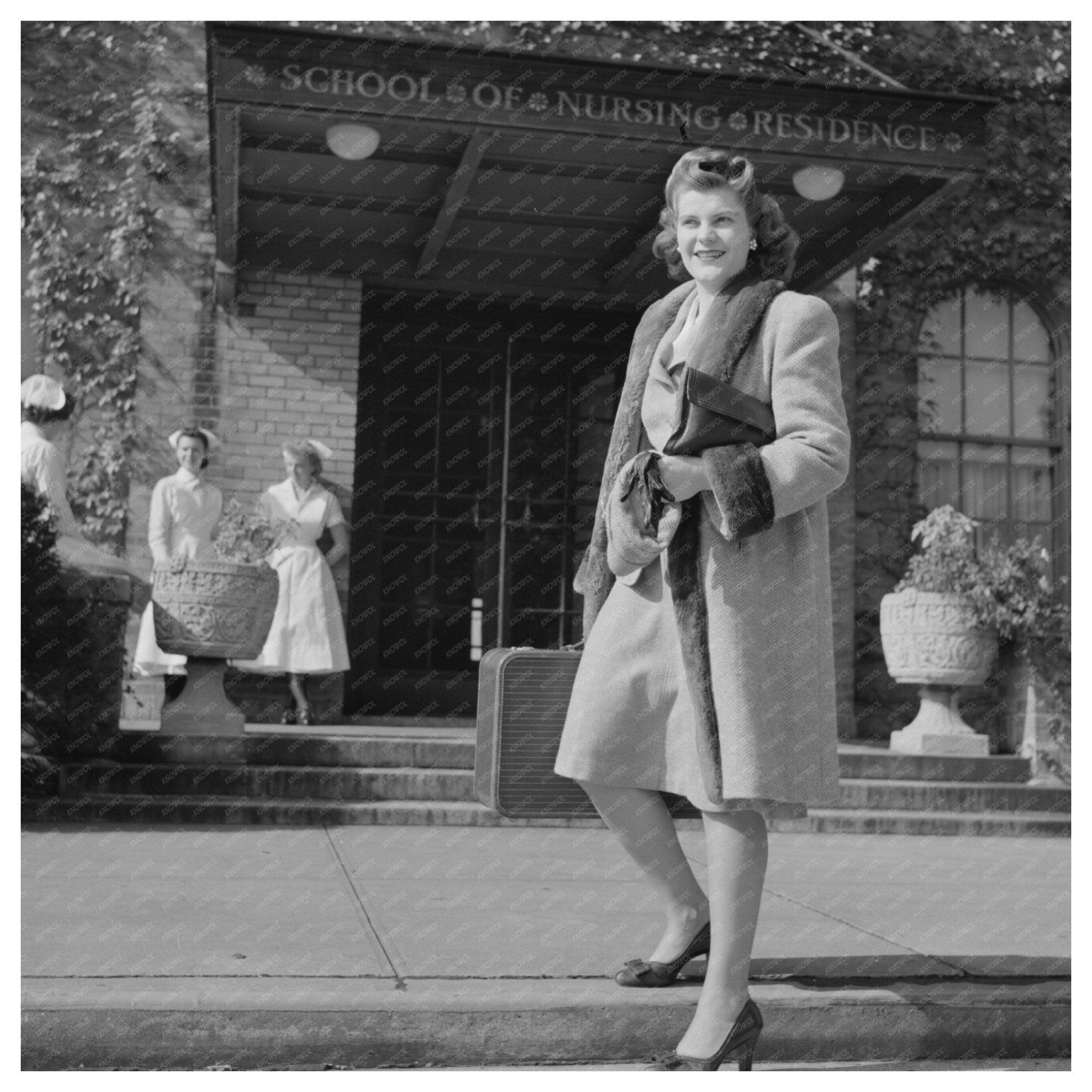 Nurse Training 1943 Susan Petty Arrives in New York City - Available at KNOWOL