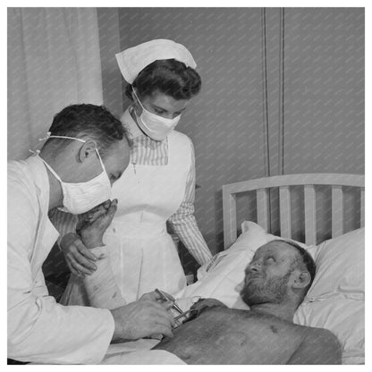 Nurse Training and Burn Treatment in Wartime 1943 - Available at KNOWOL