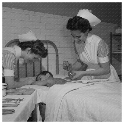 Nurse Training for Burn Care circa 1945 - Available at KNOWOL