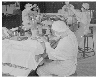 Nurse Training in Hospital Formula Kitchen 1940s - Available at KNOWOL