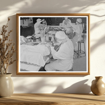Nurse Training in Hospital Formula Kitchen 1940s - Available at KNOWOL