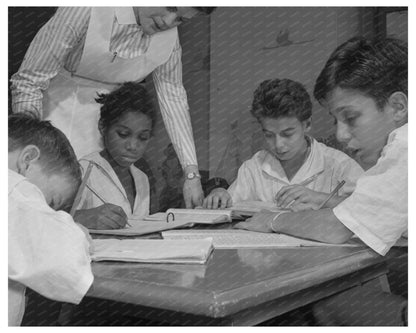 Nurse Training in Hospital Schoolroom 1945 - Available at KNOWOL