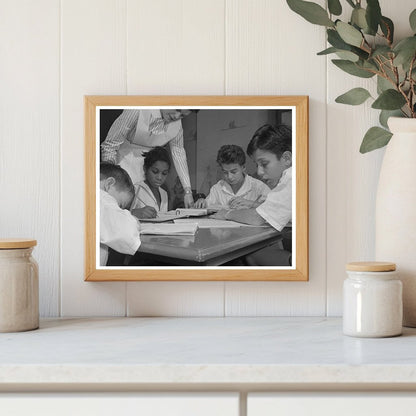 Nurse Training in Hospital Schoolroom 1945 - Available at KNOWOL