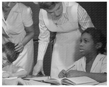 Nurse Training in Hospital Schoolroom 1946 - Available at KNOWOL