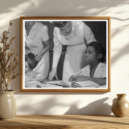 Nurse Training in Hospital Schoolroom 1946 - Available at KNOWOL