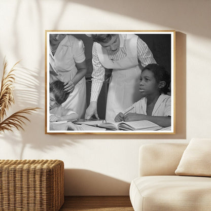 Nurse Training in Hospital Schoolroom 1946 - Available at KNOWOL
