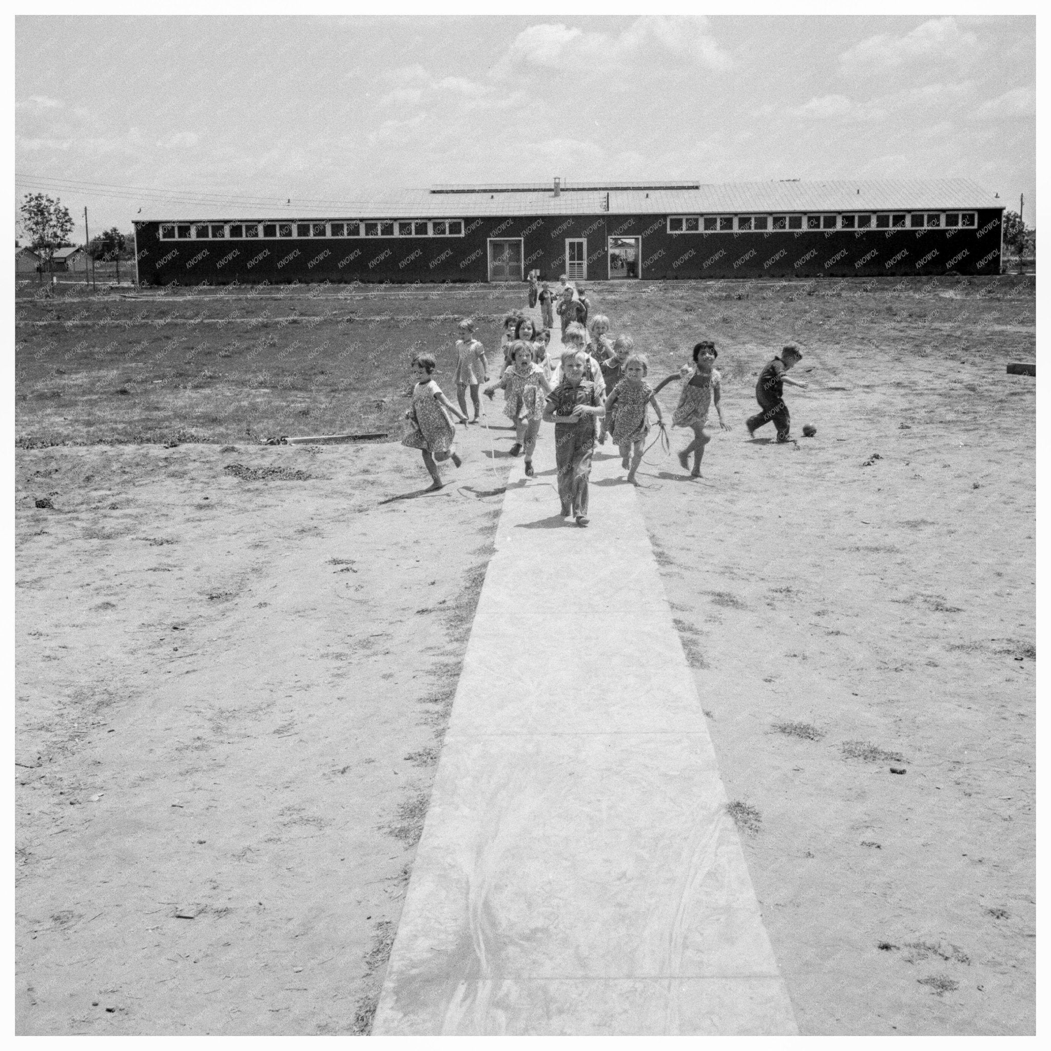 Nursery School Children at FSA Camp Farmersville 1939 - Available at KNOWOL