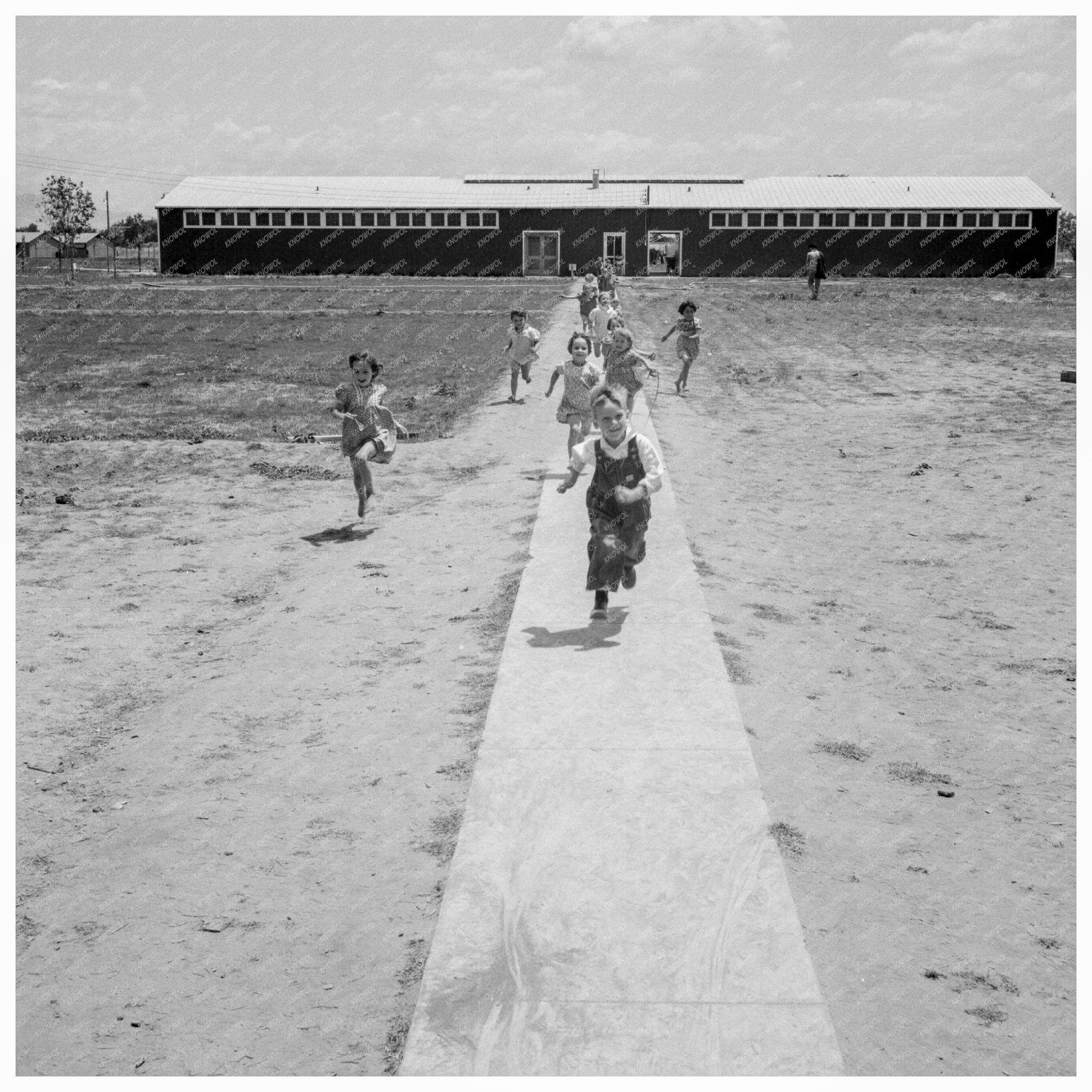 Nursery School Children at FSA Camp May 1939 - Available at KNOWOL