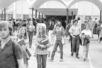 NYC Students 1977 - Bell Bottoms and Backpacks - Available at KNOWOL