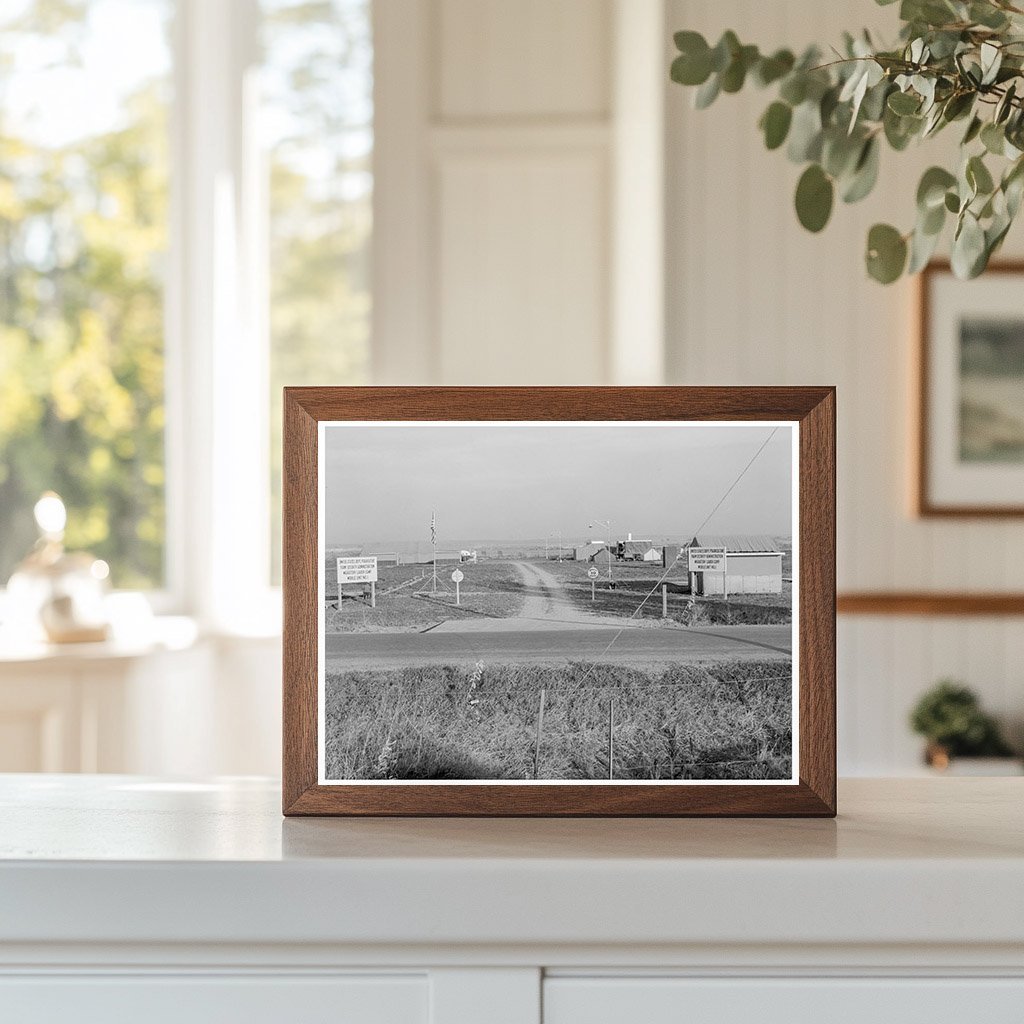 Nyssa Farm Labor Camp Entrance Oregon October 1939 - Available at KNOWOL