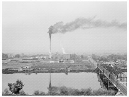 Nyssa Sugar Beet Factory Industrial Landscape October 1939 - Available at KNOWOL