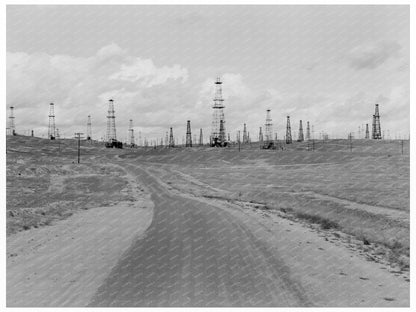 Oil Fields in Kern County California November 1938 - Available at KNOWOL