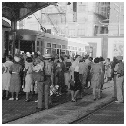 Oklahoma City Streetcar Terminal July 1939 - Available at KNOWOL