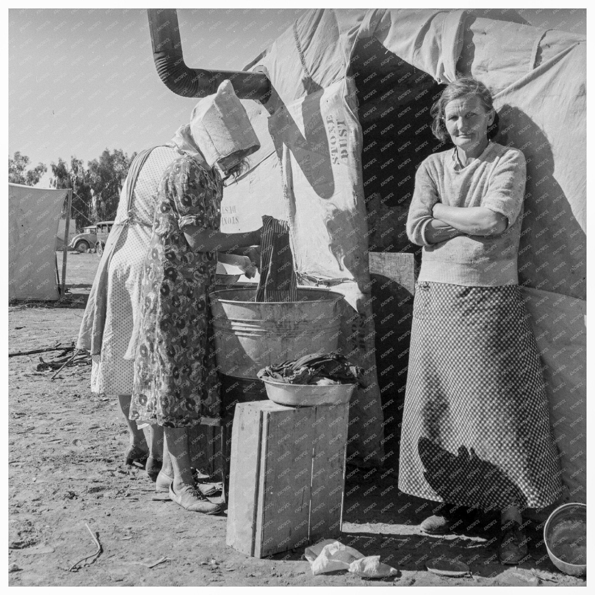 Oklahoma Drought Refugees in California March 1937 - Available at KNOWOL